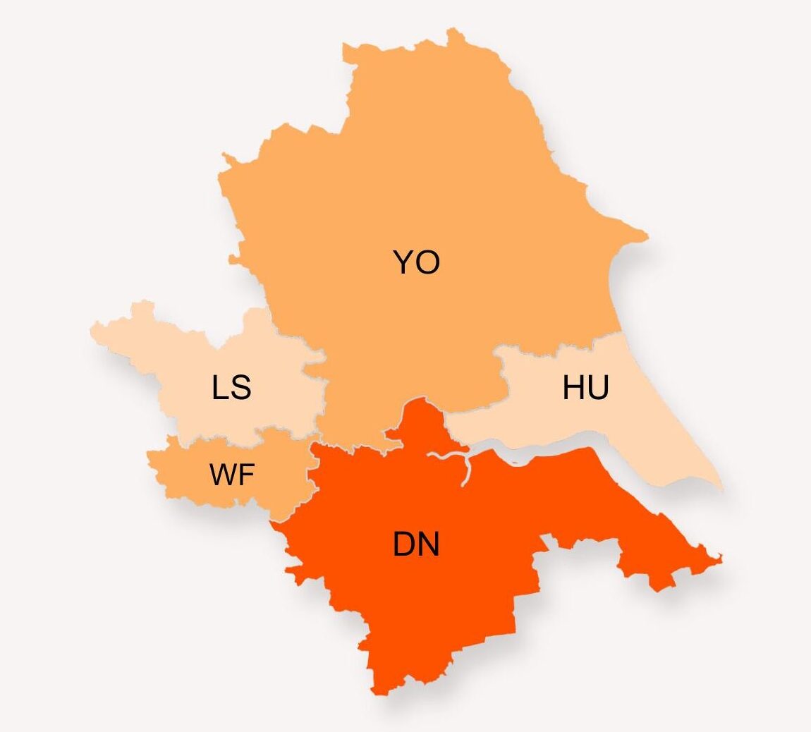 Yorserve service areas