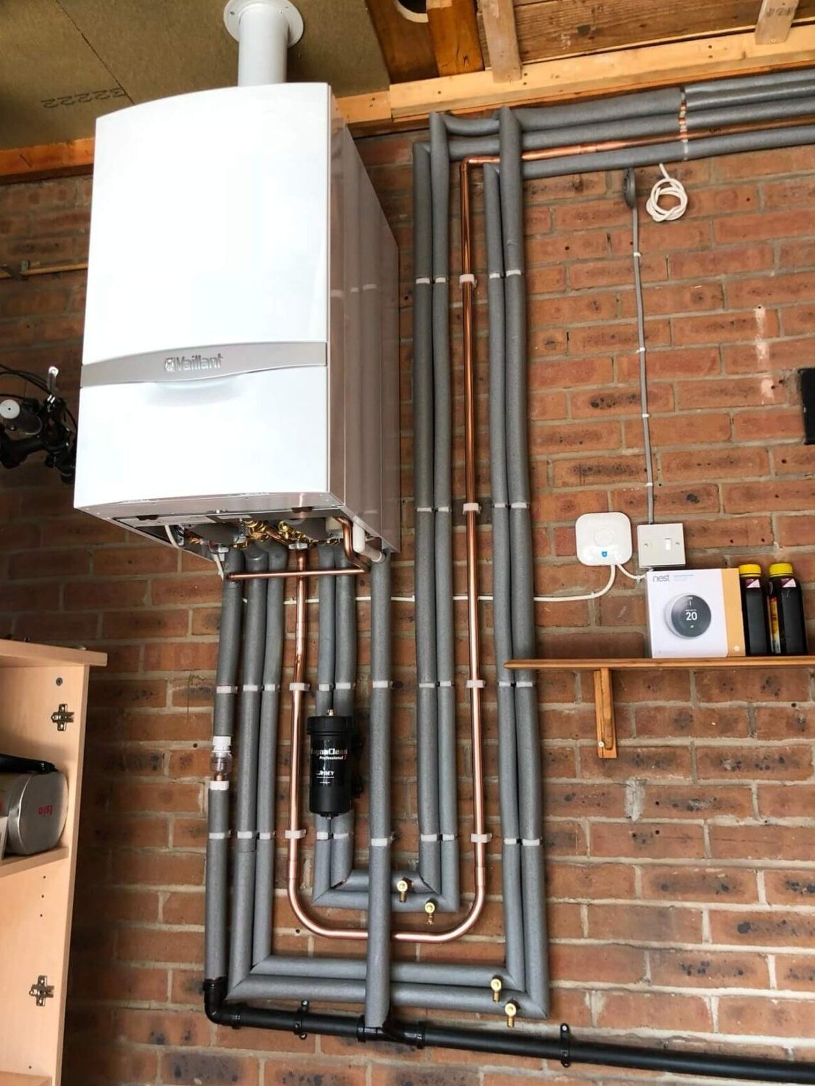 Vaillant Boiler and Pipework